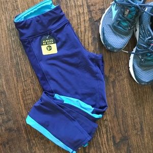 Champion | NWT Blue Duo Dry Workout Leggings